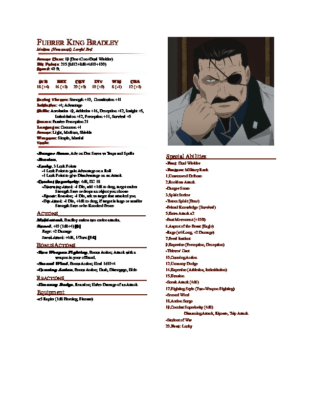 King Bradley: The Ultimate Guide To FMAS Fuhrer