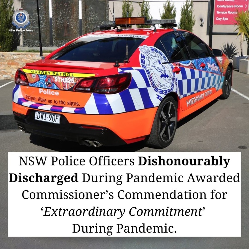 Shared Post - NSW Police Loses The Plot