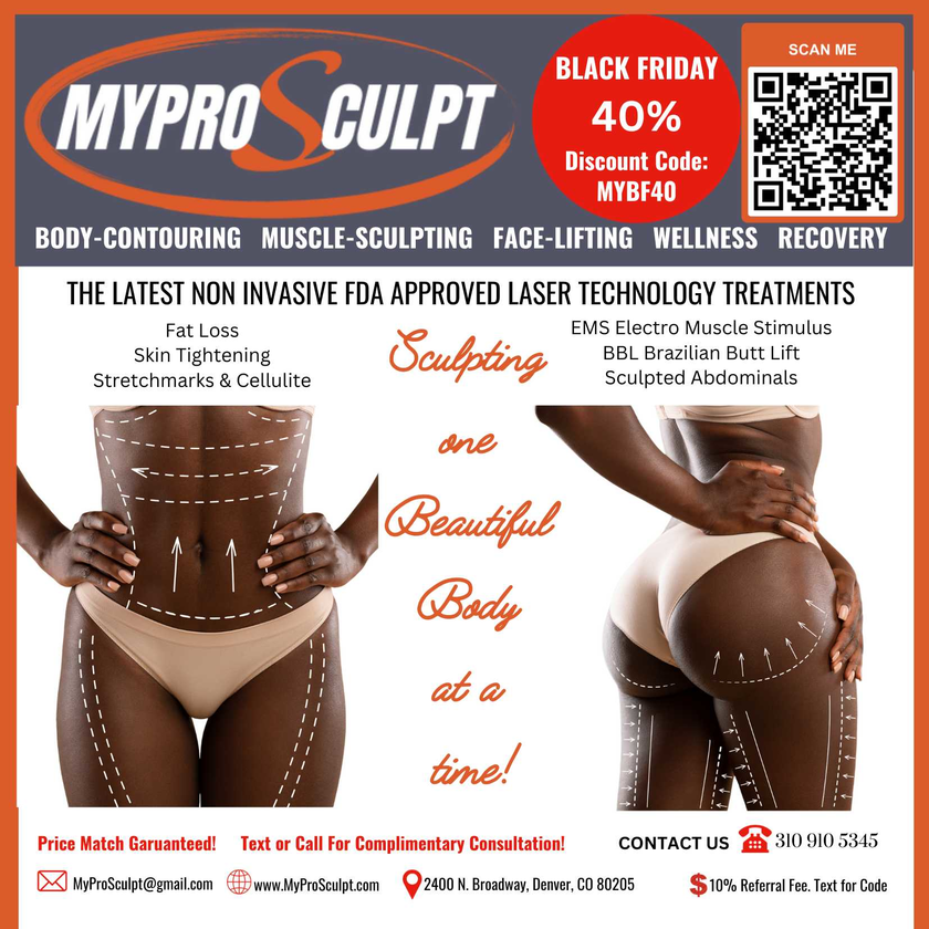 Black Friday Body Sculpting Promo 40% Off: