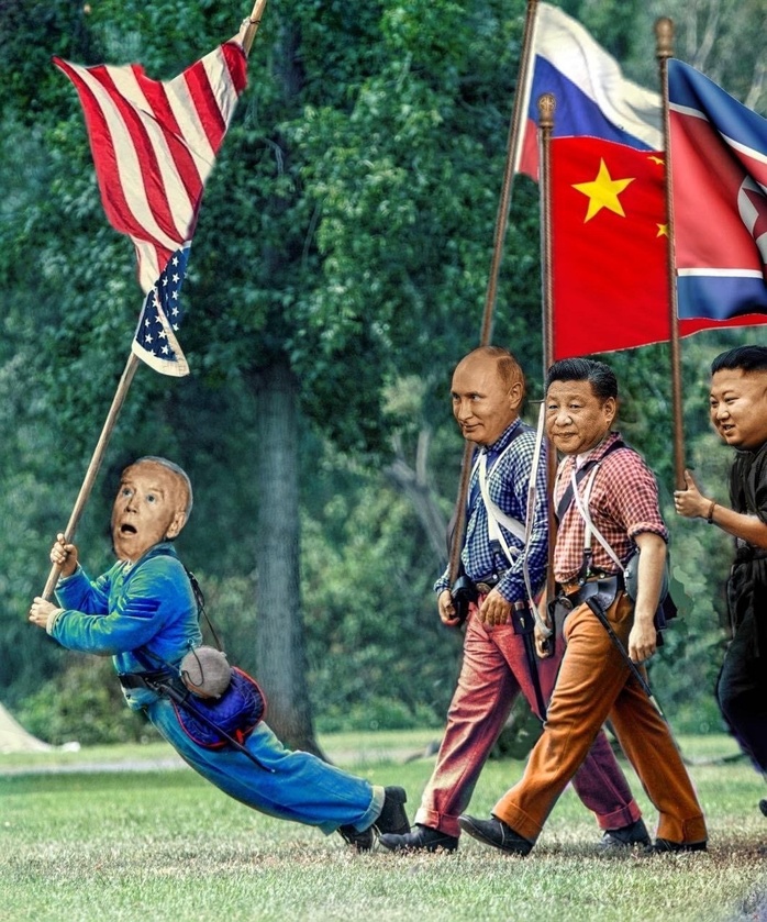 boys with flags 
