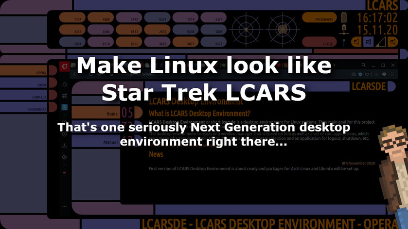 Shared Post Make Linux Look Like Star Trek LCARS Shared Post Make Linux Look Like Star Trek LCARS