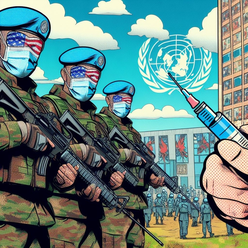 UN Troops Patrolling the Streets in a Town Near You...