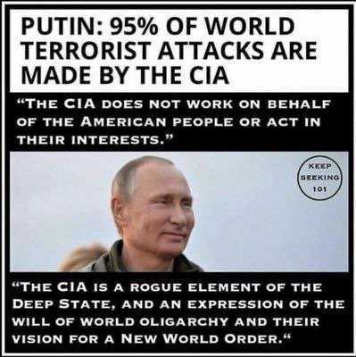 Comrade Putin of terrorist attacks and CIA