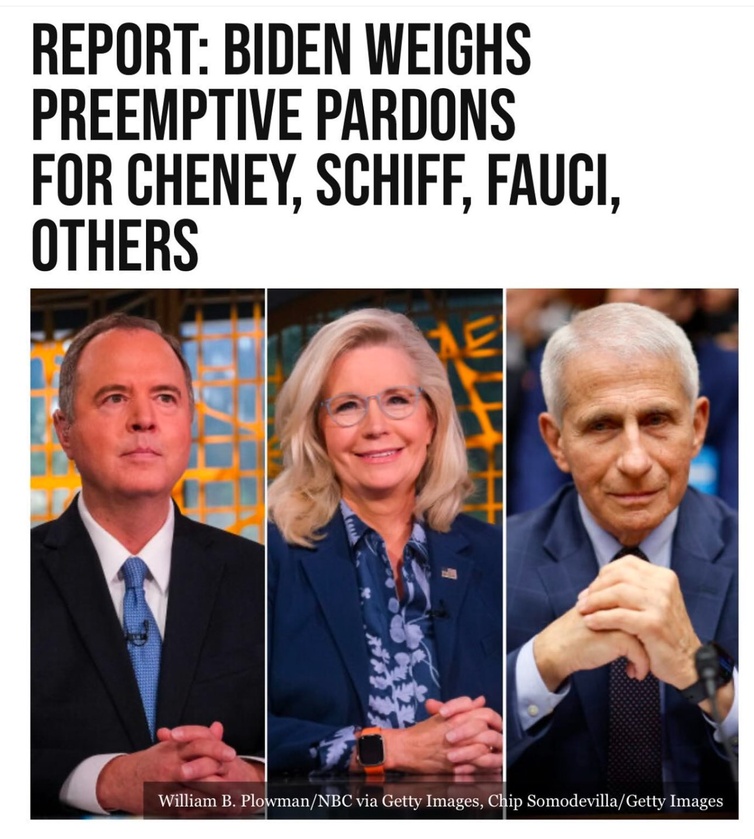 Riddle me this. Why would people who did nothing wrong, need a preemptive pardon?