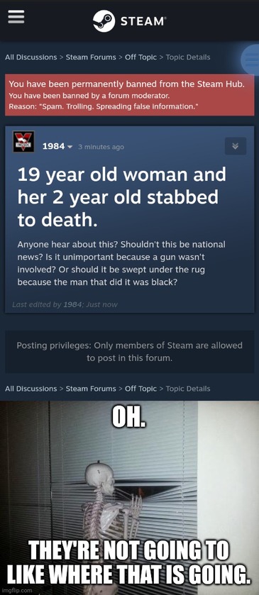 Pictured: The Department of Justice refuses to investigate Valve's Nuremberg code violations a 5th ...