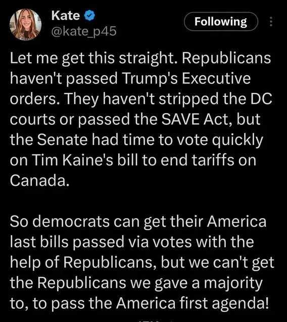Sickening isn&rsquo;t it? Republicans are the worst. If we switched the parties around every EO would be...