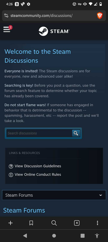 Welcome to the Steam Forums! Where everyone is welcome!