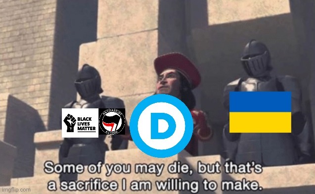 'If you don't support Ukraine's corrupt government that won't even allow their dead to be returned ...