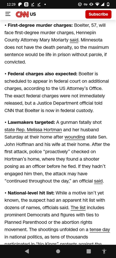 I eagerly await Pam Bondi directing federal prosecutors to give Vance Boelter the death penalty.