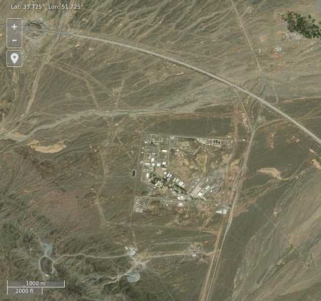 Natanz (satellite view)