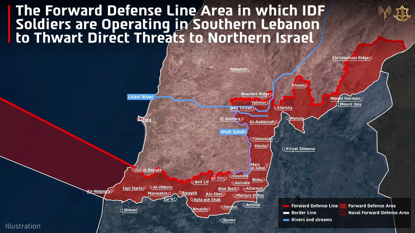 Israeli military publishes map of south Lebanon territory under its control| Reuters