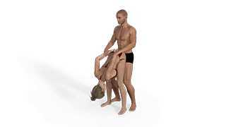 Arms pullback sex position by chaktty