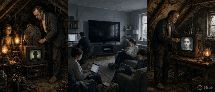 TV, after a powerful century, is fading.