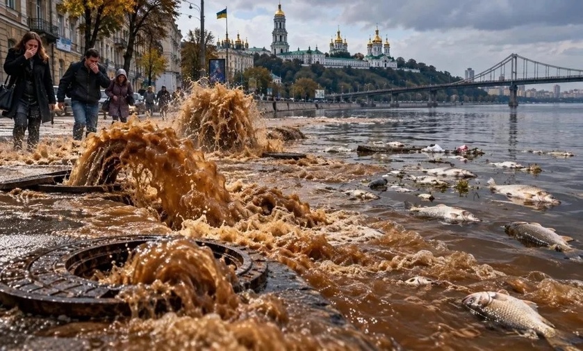 poop overflow zone Kiev