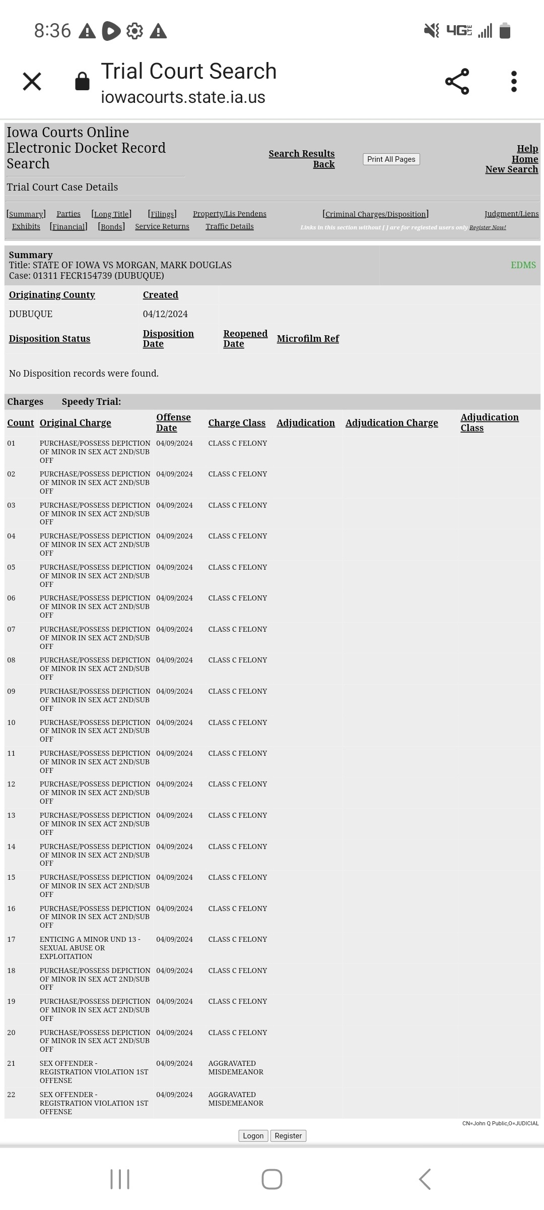Shared Post BIG ARREST UPDATE