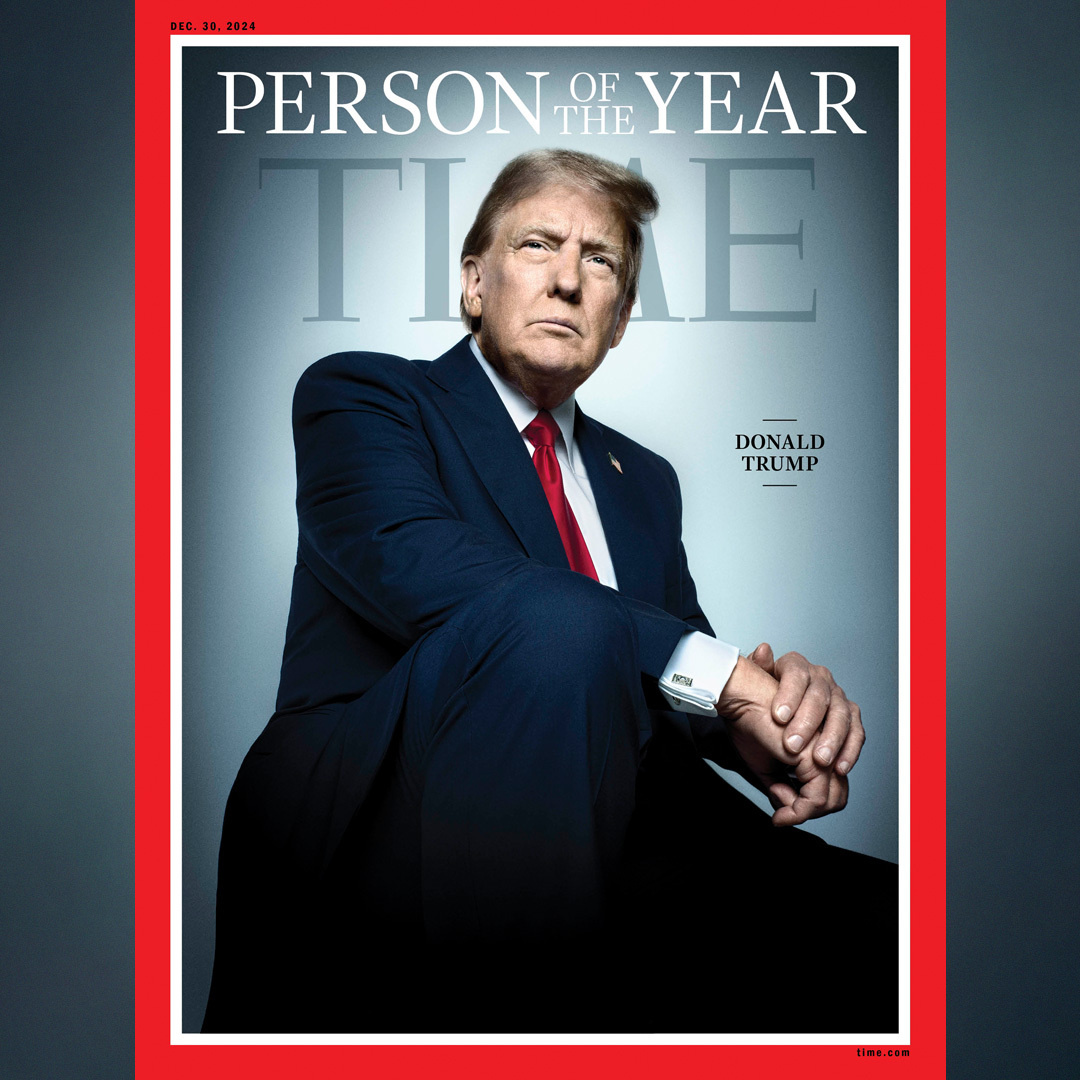 Shared post Trump Named Time Magazine's Person Of The Year 2024