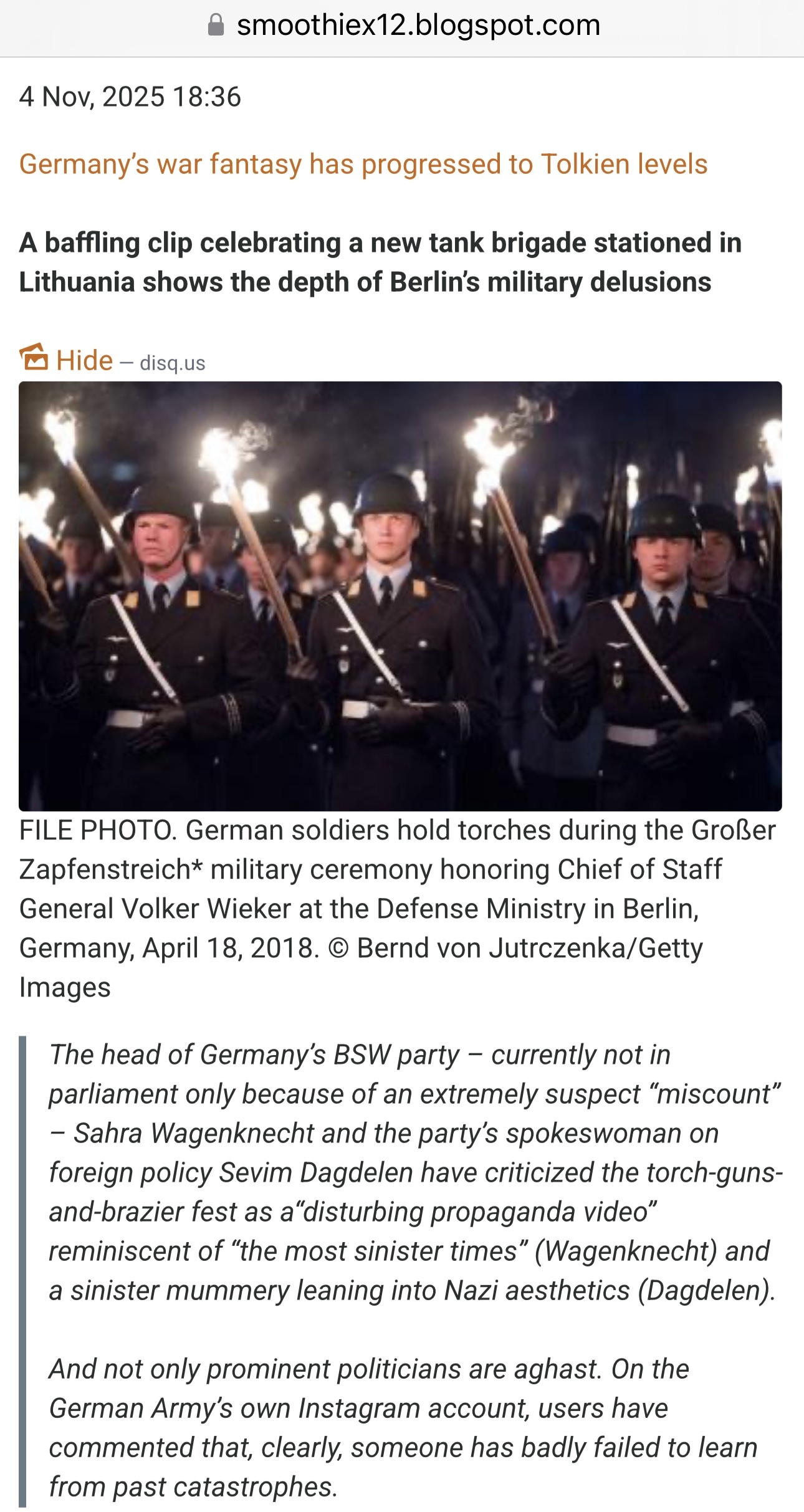 smoothie post krauts and bsw 