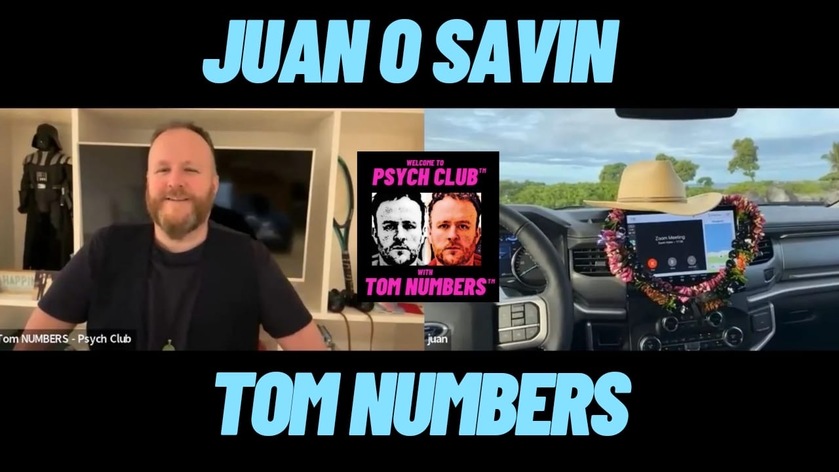 Brand NEW Episode - JUAN O SAVIN & TOM NUMBERS - brilliant show! One of the best EVER I’ve done ...