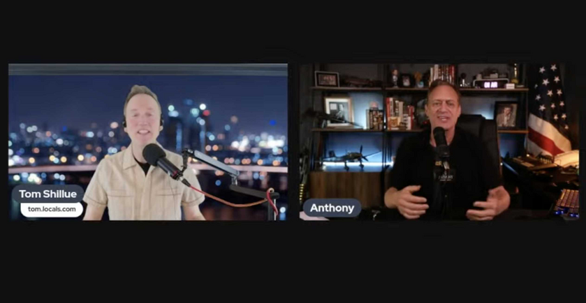 Tom talks to Anthony Cumia LIVE at 5:30 ET
