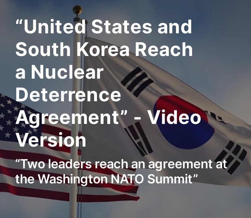 Shared post - “United States and South Korea Reach a Nuclear Deterrence ...