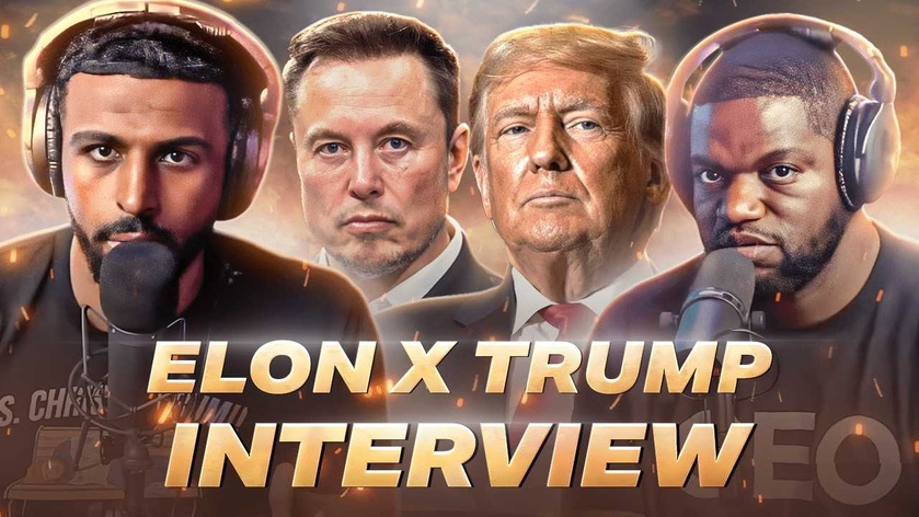 Shared post - Elon Musk X Donald Trump Interview