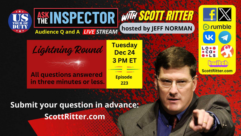 Ask the Inspector with Scott Ritter Ep. 223