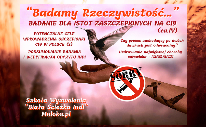 BADANIE DLA ISTOT ZASZCZEPIONYCH NA C19 (cz.IV): 'Potencjalne cele wprowadzenie szczepionki w Polsce...