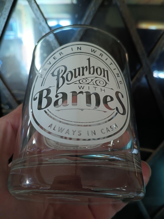 LIVE: Bourbon w/ Barnes, Tuesday, August 26, 2025