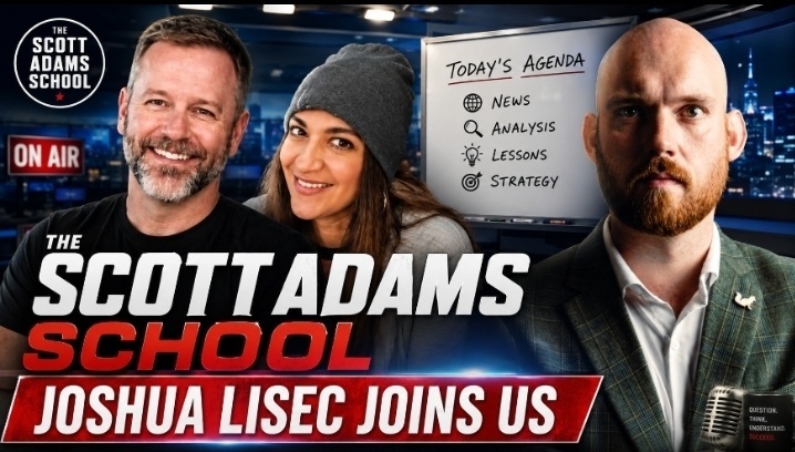 The Scott Adams School - 06/23/26 Joshua Lisec Joins Erica and Owen. News & Nonsense