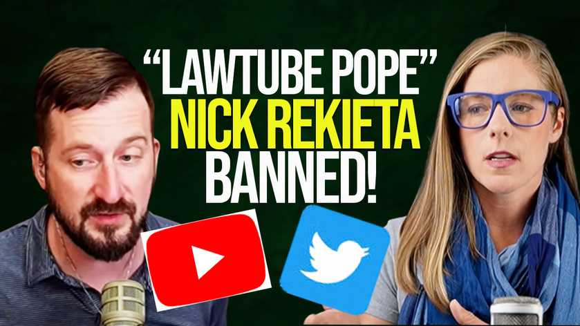 Shared Post Lawtube Pope Nick Rekieta Banned On Youtube