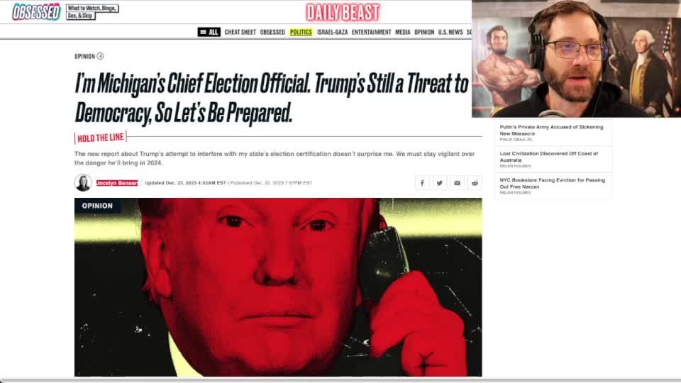 Democrats Running Michigan are Openly Talking About Stealing 2024