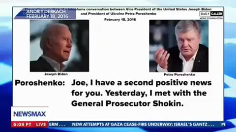 Shared post - Newsmax: Leaked audio of a 2016 phone call between then