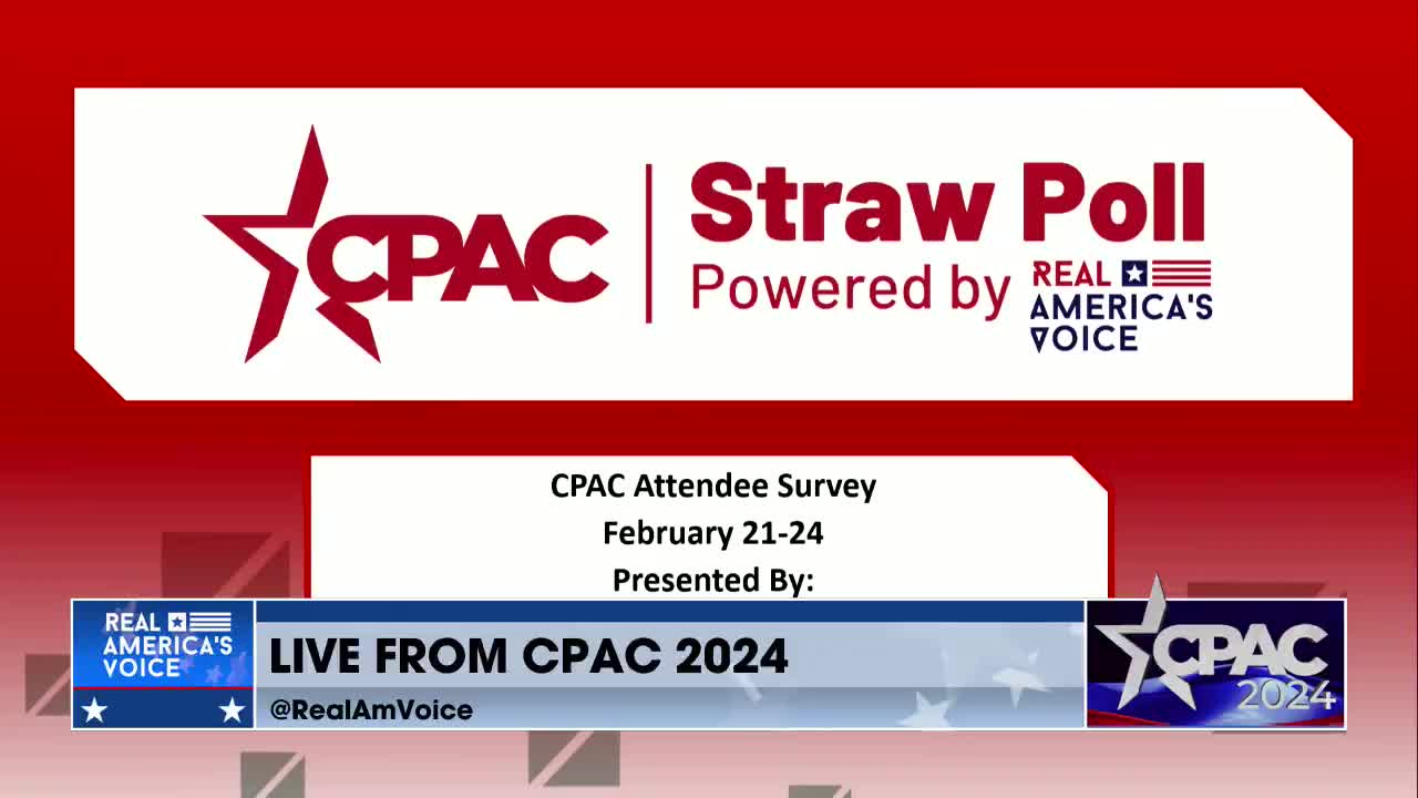 Shared post CPAC 2024 STRAW POLL SPONSORED BY RAV