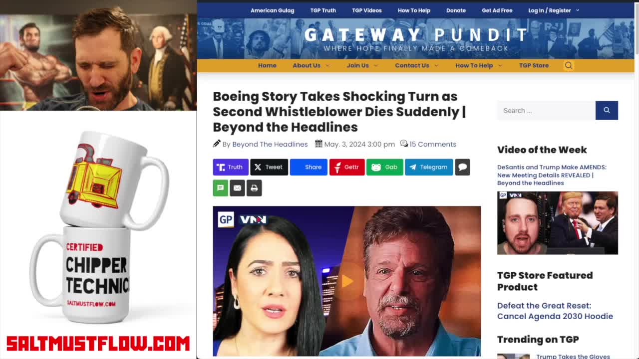 Second Boeing Whistleblower Dies Suddenly