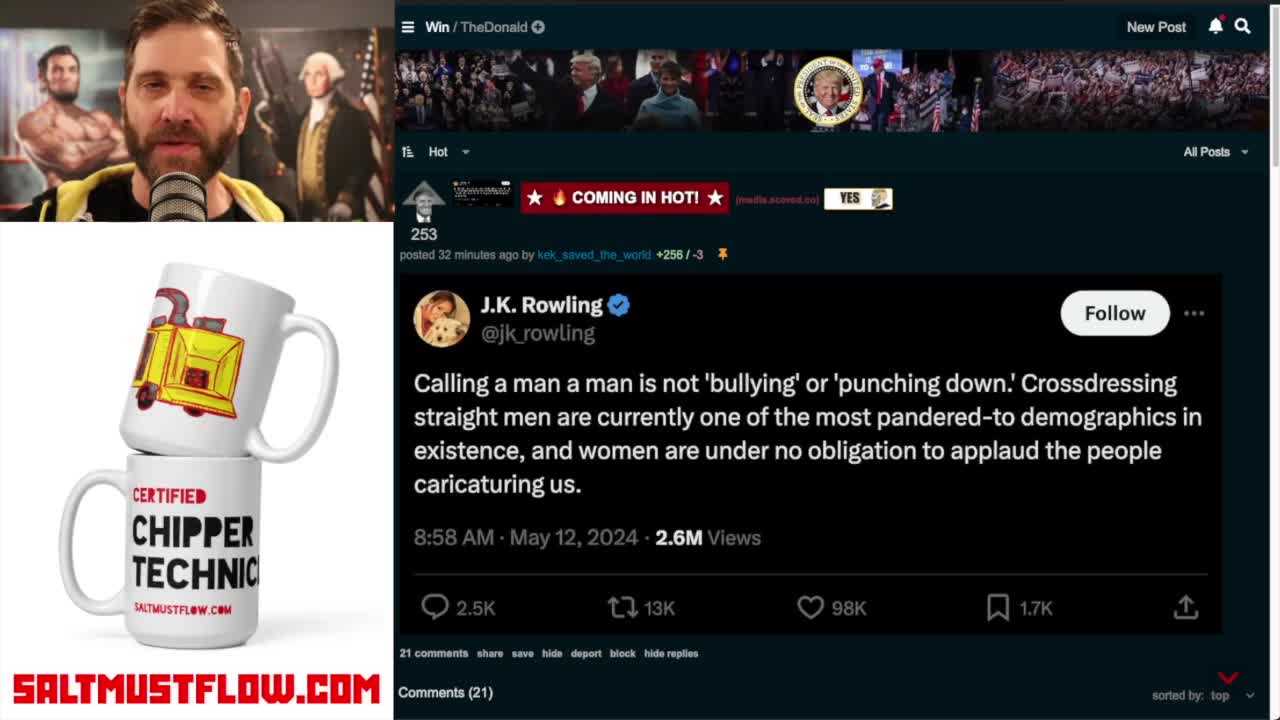 JK Rowling Continues to Piss Off Ugly Lefties