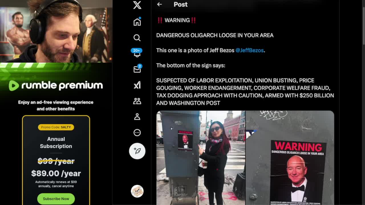 Lefties Are Trying to Get Musk and Bezos Killed at Trump's Inauguration