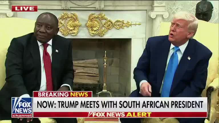 Trump Humiliates South African President in the Oval Office