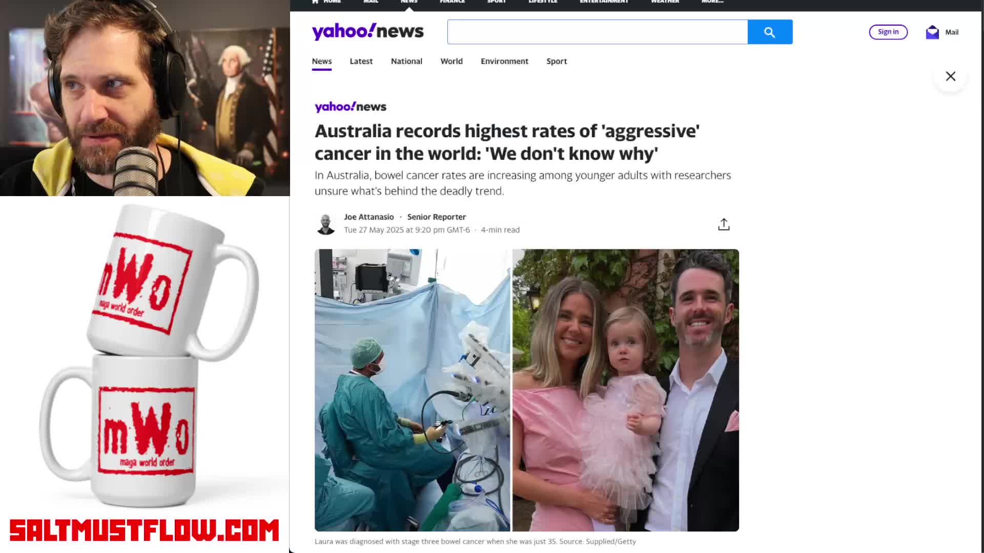 Australia records highest rates of 'aggressive' cancer in the world: 'We don't know why'