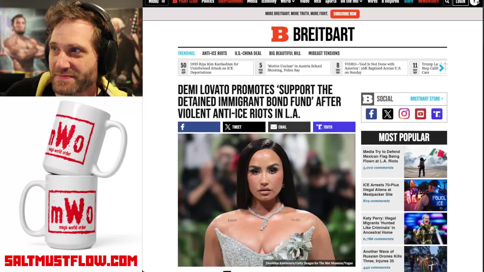 Demi Lovato Promotes Illegal Alien Bond Fund That Will Get Someone Killed